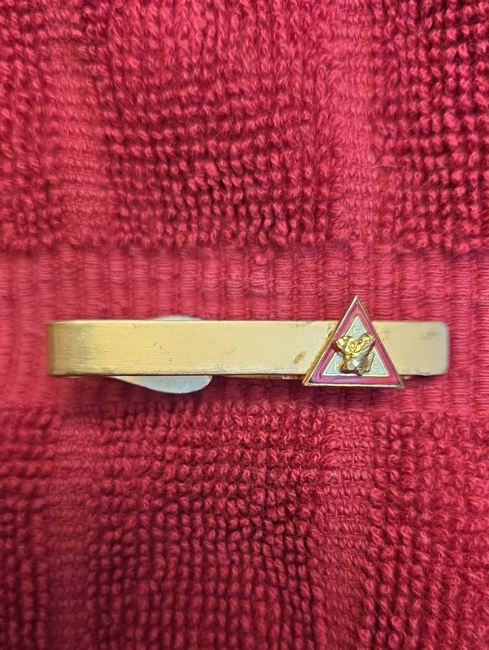 Vintage Gold-tone Tie Bar Clip - Loyal Order Of Moose Lodge